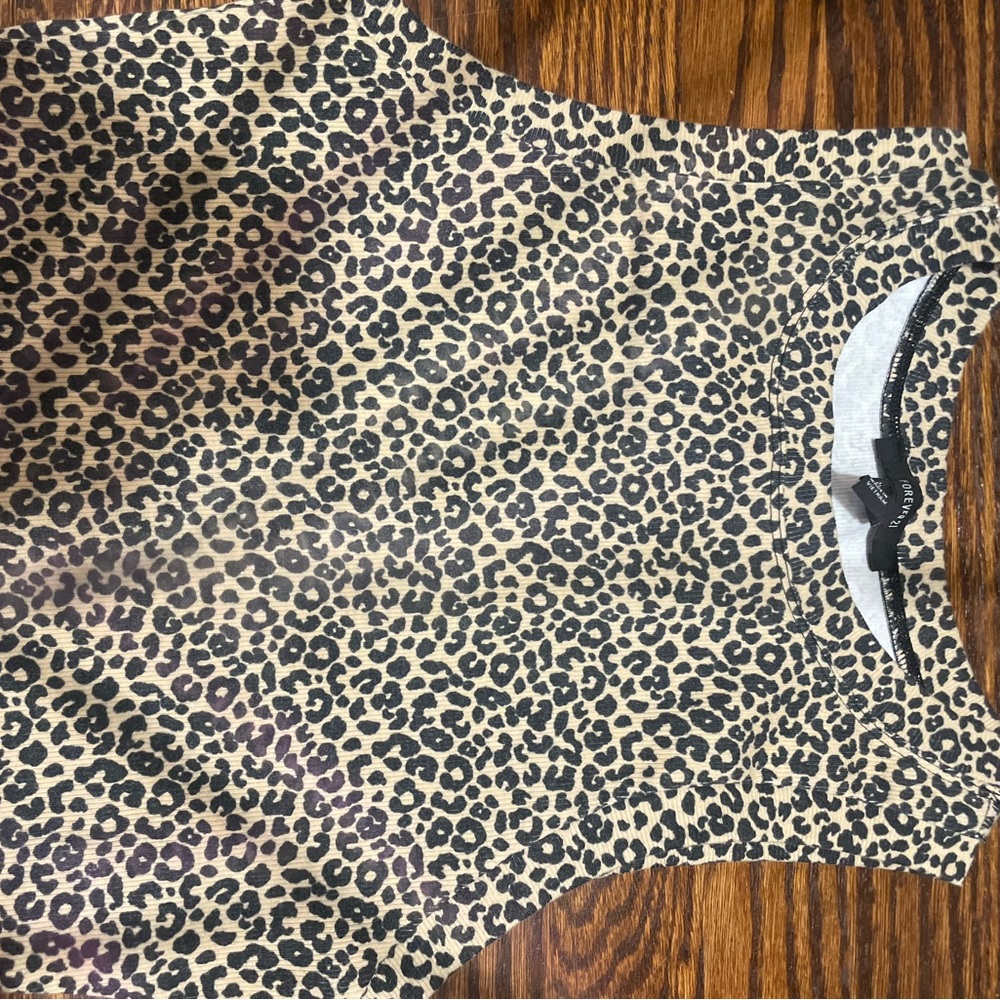 Forever 21 Cheetah Print Tank Top